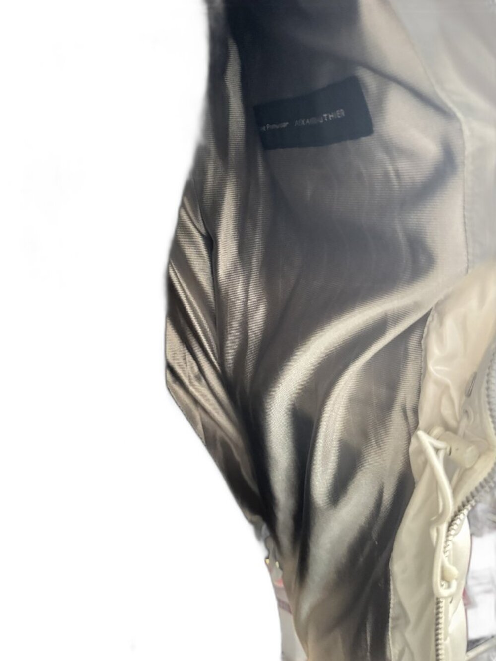 Alexandre Vauthier Ligne Premium Morphing Down Parka — Never Worn, White, XS (36